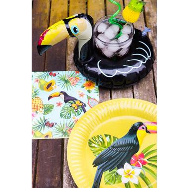 Tropical Toucan Disposable Plates 23 cm - 8 pieces 2